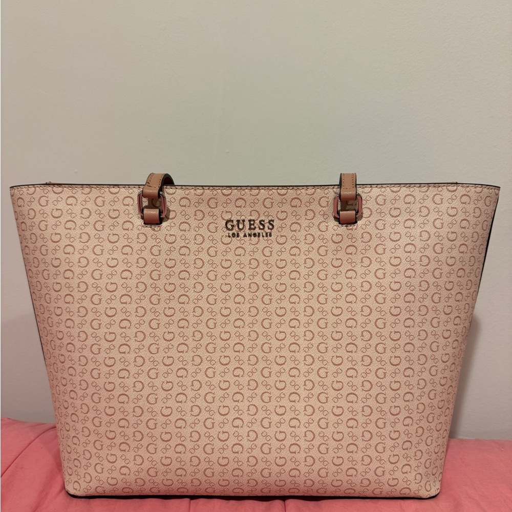 GUESS Monogrammed Tote Bag
